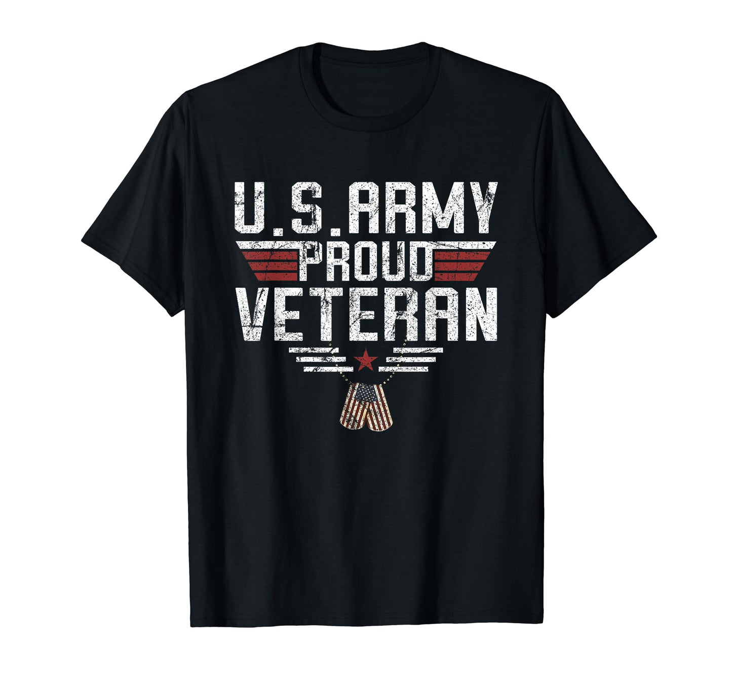U S Army Proud Veteran Funny Papa T-Shirt - Custom Art Print Unisex - T-Shirt, Sweatshirt, Hoodie
