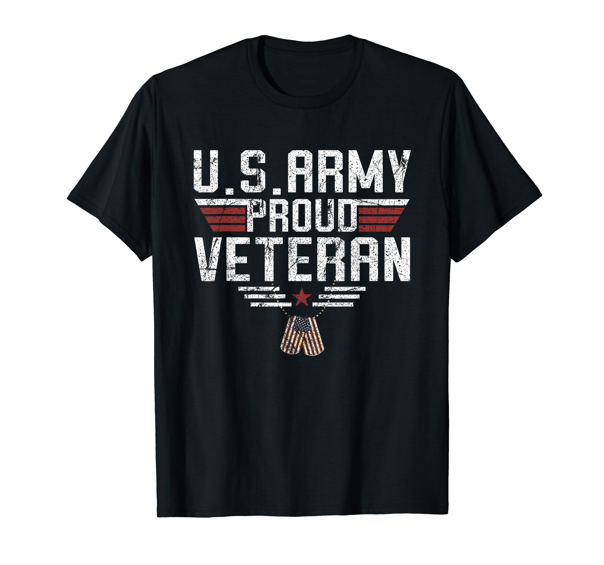 U S Army Proud Veteran Funny Papa Grandpa T-Shirt - Novelty Apparel Unisex - T-Shirt, Sweatshirt, Hoodie