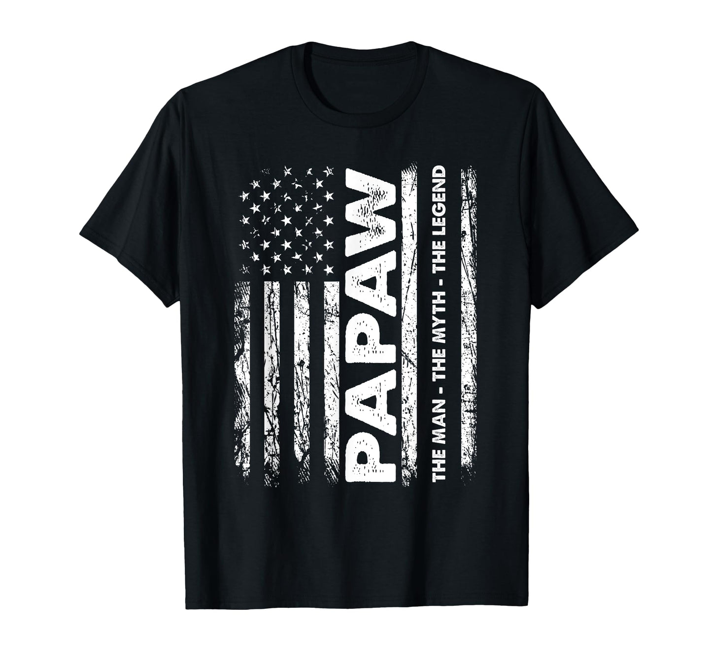 Papaw Myth Legend Dad Grandpa T-Shirt - Custom Art Print for Adults - T-Shirt, Sweatshirt, Hoodie