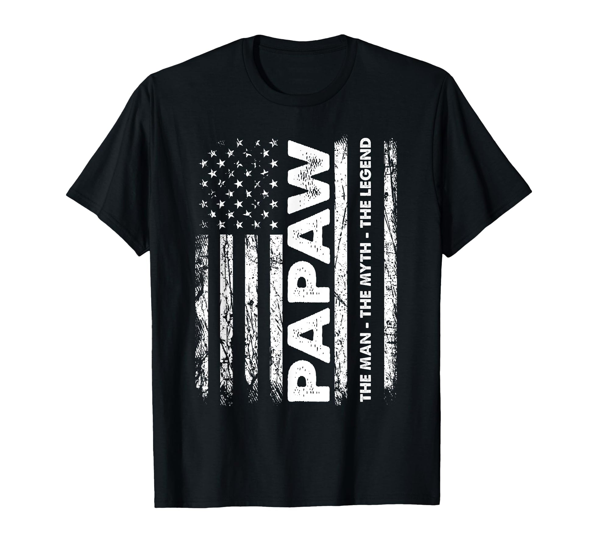 Papaw Myth Legend Dad Grandpa T-Shirt - Custom Art Print for Adults - T-Shirt, Sweatshirt, Hoodie