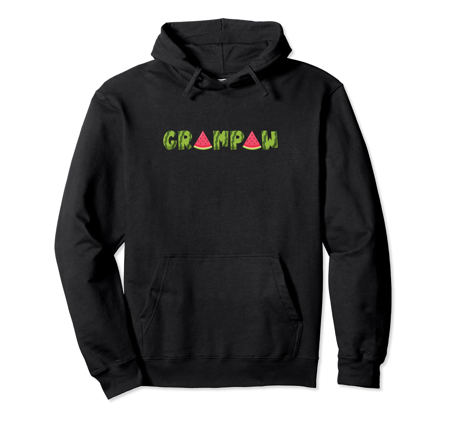 Grampaw Watermelon Funny Summer Fruit Hoodie - Graphic Print for Adults - T-Shirt, Sweatshirt, Hoodie