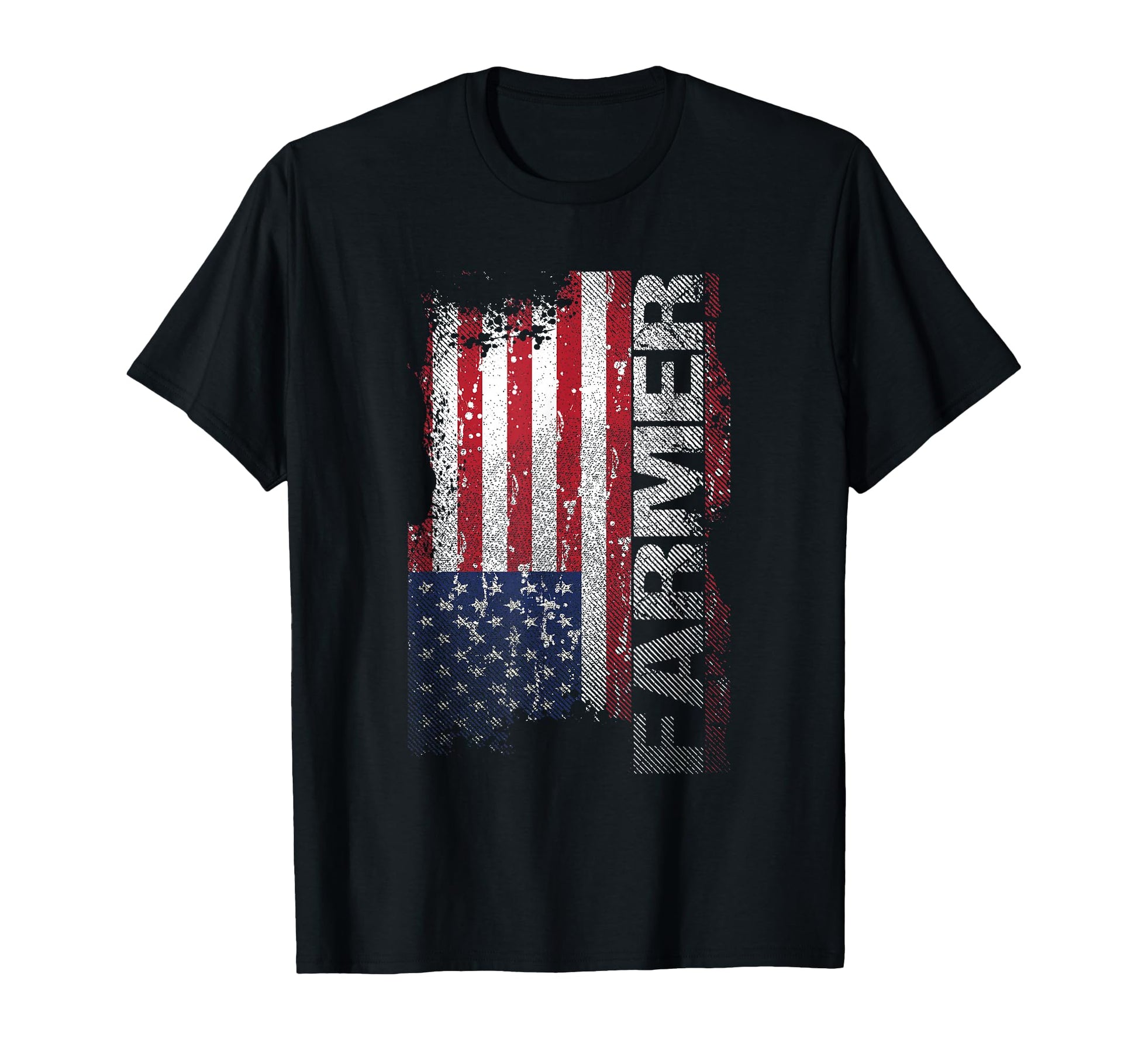 Usa Flag Farmer American Farmers T-Shirt - Unique Graphic Men Women - T-Shirt, Sweatshirt, Hoodie