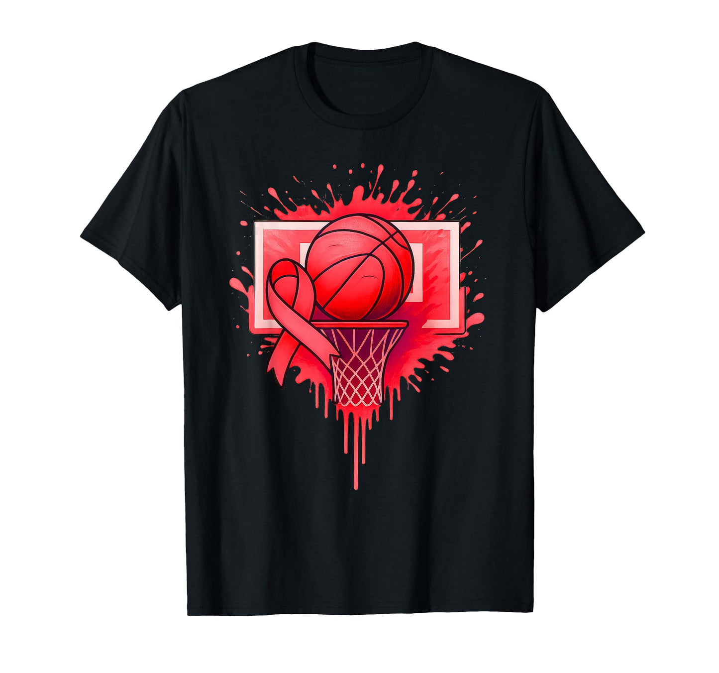 Basketball Multiple Myeloma Awareness T-Shirt - Fun Novelty Design Unisex - T-Shirt, Sweatshirt, Hoodie