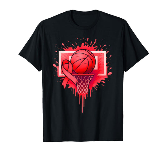 Basketball Multiple Myeloma Awareness T-Shirt - Fun Novelty Design Unisex - T-Shirt, Sweatshirt, Hoodie