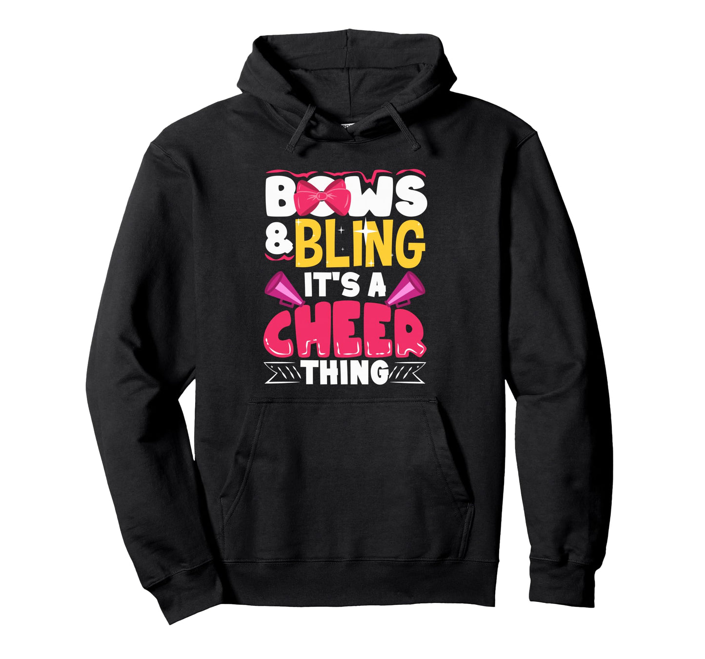 Cheerleading Cheerleader Football Hoodie - Trendy Graphic for Adults - T-Shirt, Sweatshirt, Hoodie