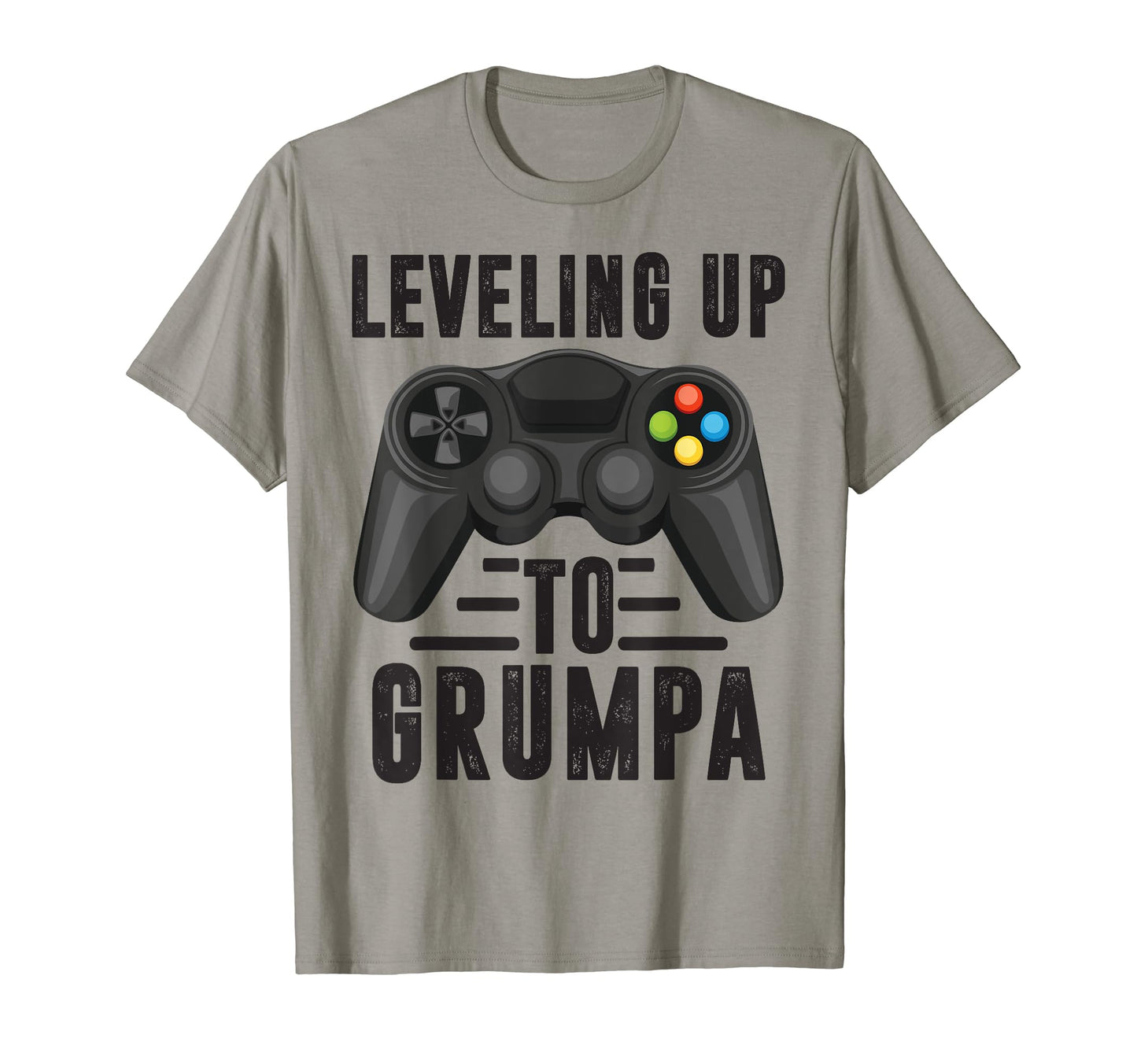 Leveling Up To Grumpa Promoted To T-Shirt - Minimalist Print for Adults - T-Shirt, Sweatshirt, Hoodie
