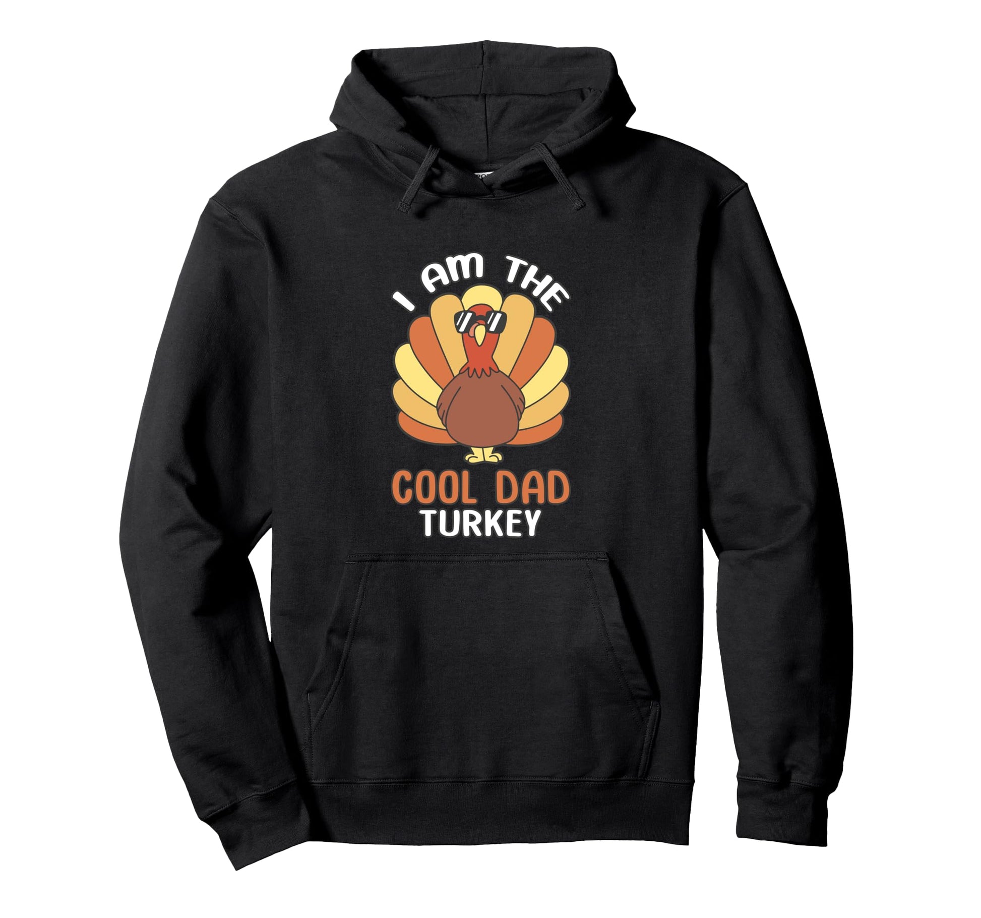 Thanksgiving Family I Am Dad Turkey Hoodie - Minimalist Print for Adults - T-Shirt, Sweatshirt, Hoodie