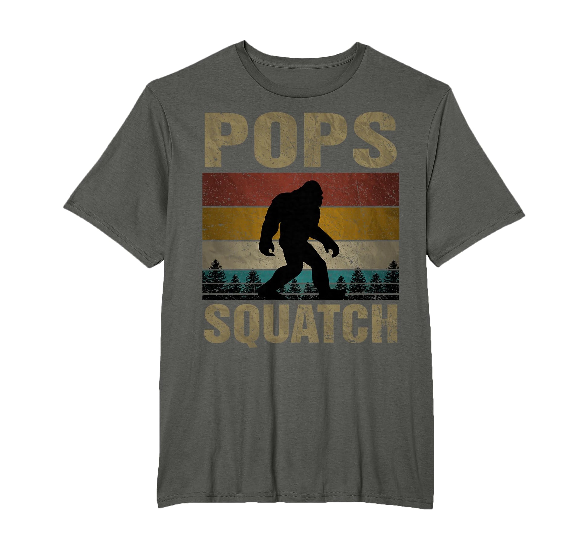 Pops Squatch Bigfoot Pops Sasquatch T-Shirt - Novelty Apparel for Adults - T-Shirt, Sweatshirt, Hoodie