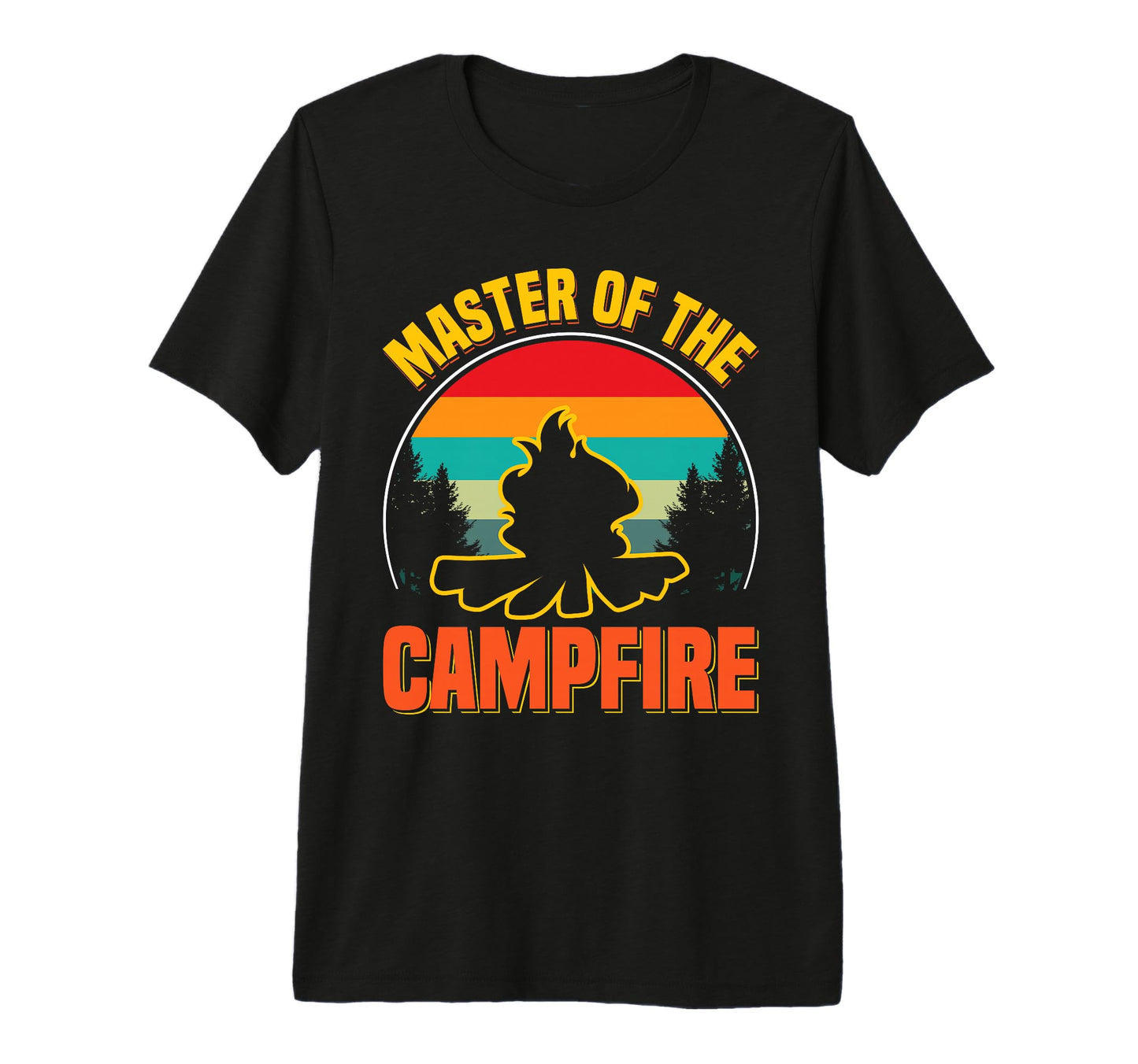 Master Campfire Dad Camping Hiking Funny T-Shirt - Streetwear Style Unisex - T-Shirt, Sweatshirt, Hoodie