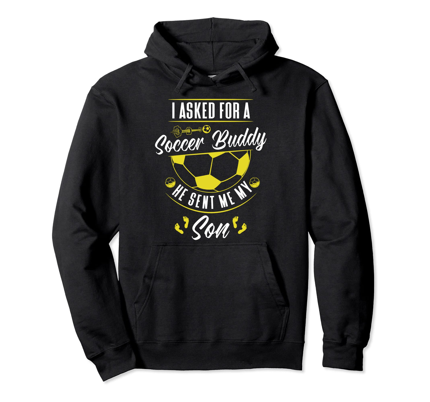 New First Time Dad To Be Son Soccer Daddy Hoodie - Aesthetic Graphic Unisex - T-Shirt, Sweatshirt, Hoodie