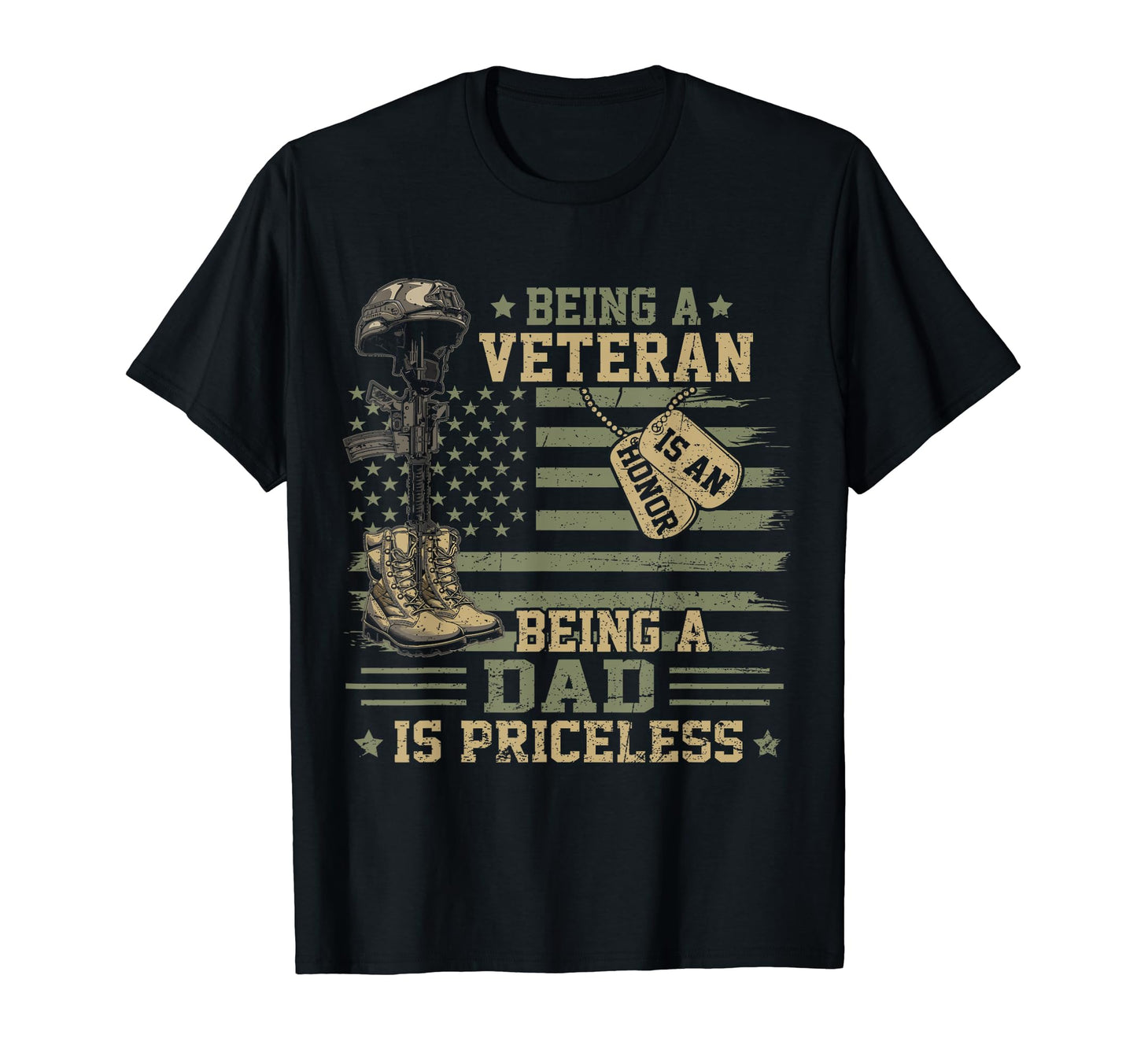 Being Proud Honor Us Veteran And T-Shirt - Unique Graphic for Adults - T-Shirt, Sweatshirt, Hoodie