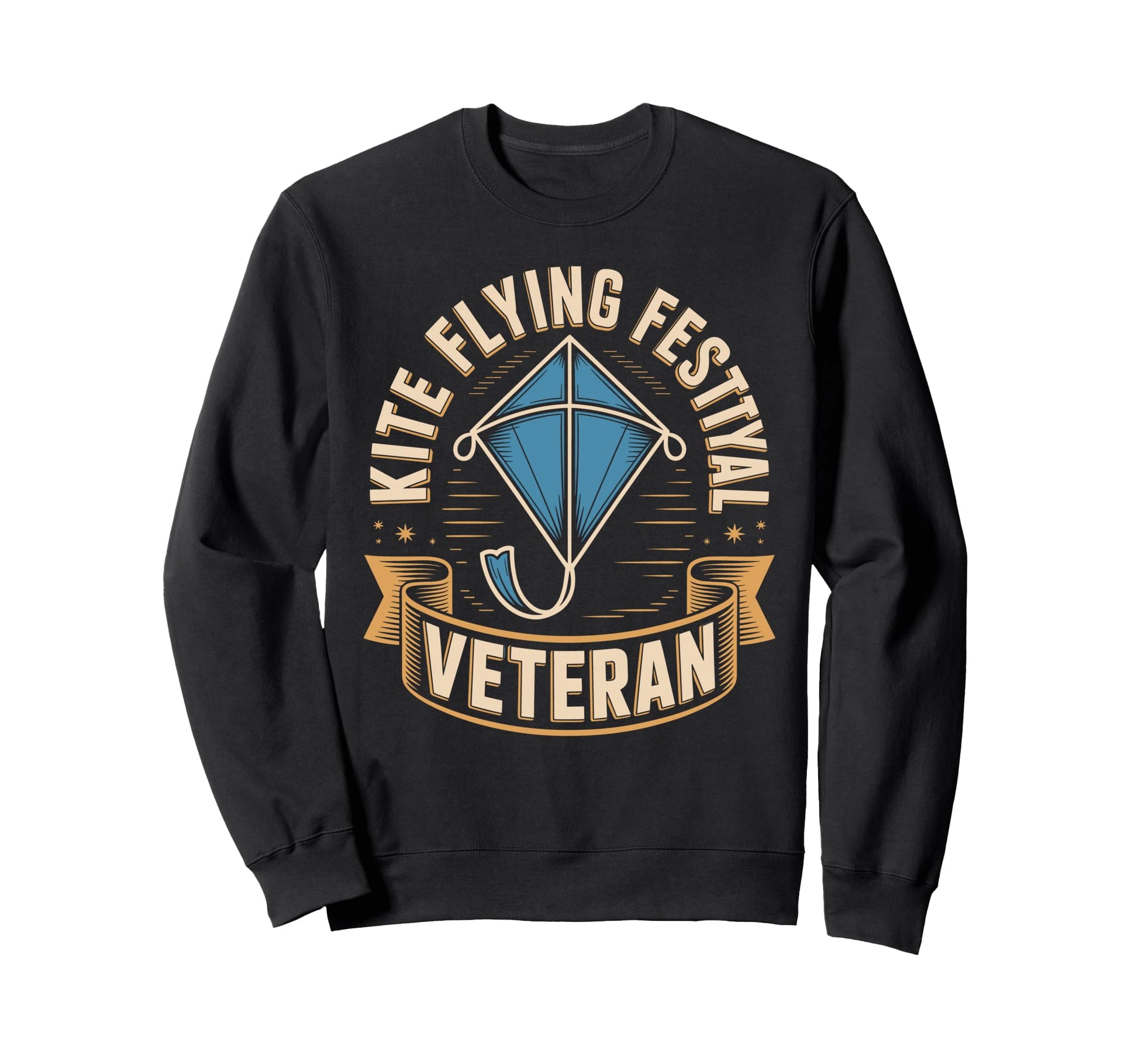 Kite Flying Festival Veteran Sweatshirt - Casual Everyday Wear Men Women - T-Shirt, Sweatshirt, Hoodie