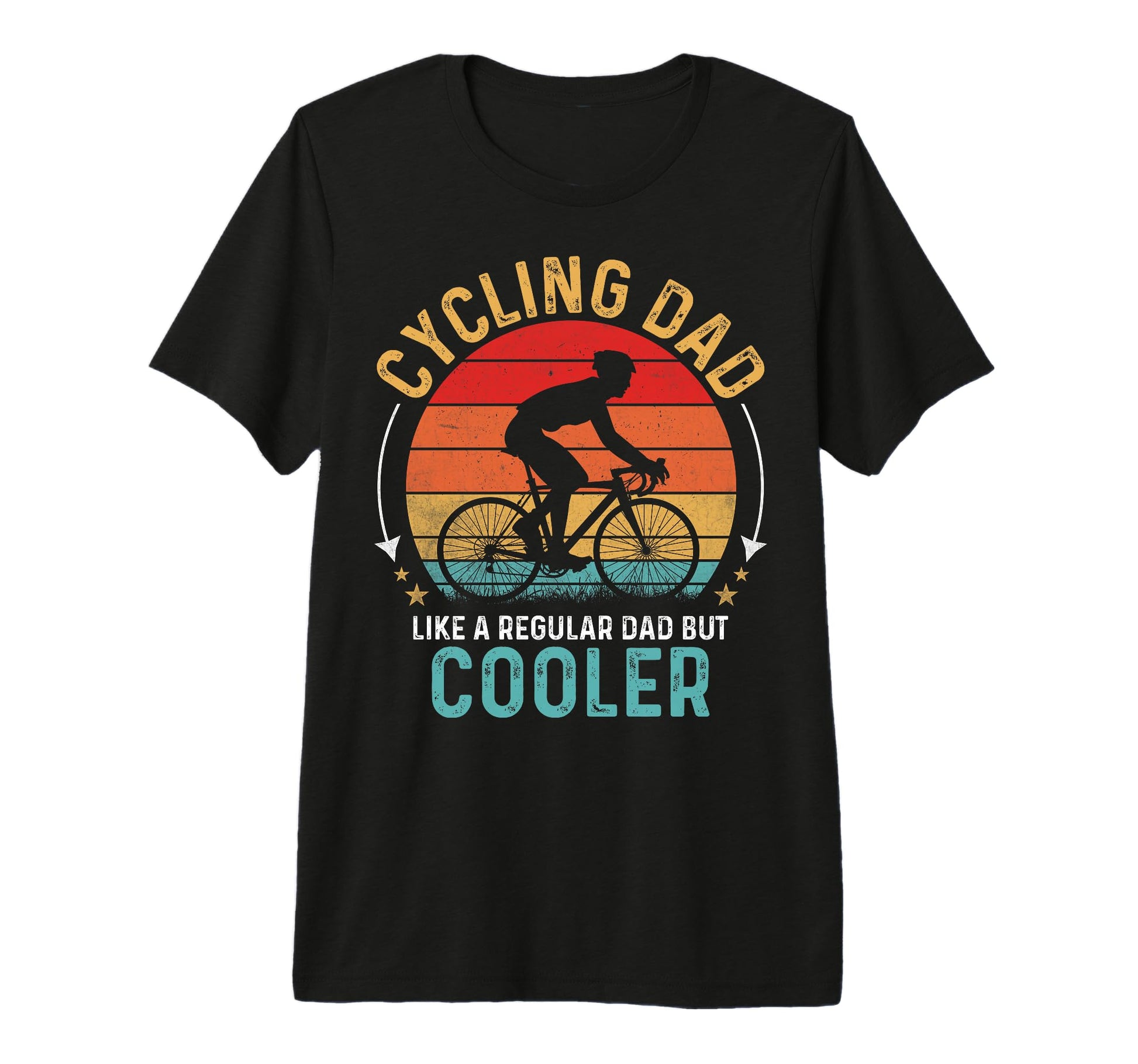 Mens Cycling Dad Like Regular Dad But T-Shirt - Graphic Print Unisex - T-Shirt, Sweatshirt, Hoodie