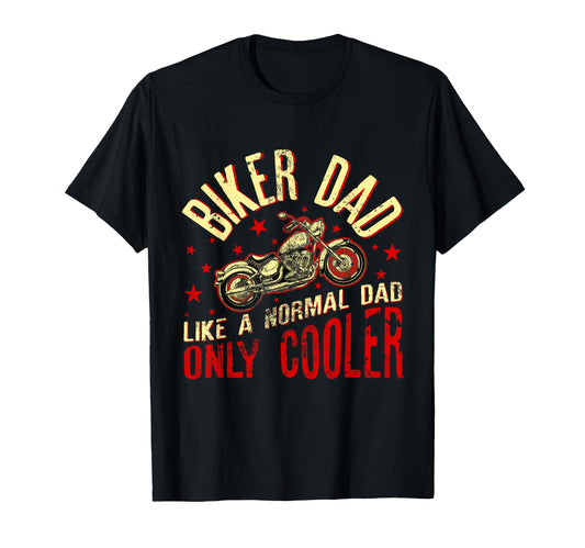 Biker Dad Motorcyle Funny Grandpas T-Shirt - Unique Graphic for Adults - T-Shirt, Sweatshirt, Hoodie