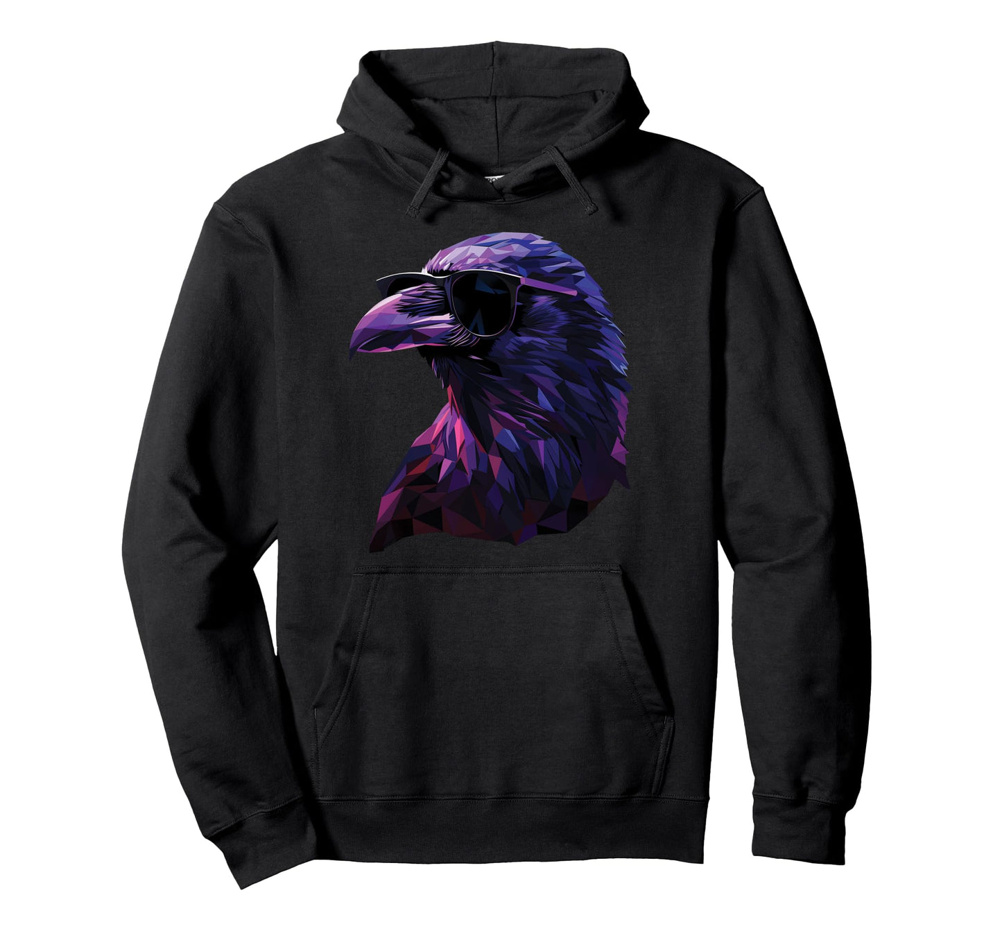 Raven Dad Mom Sunglasses Raven Hoodie - Trendy Graphic for Adults - T-Shirt, Sweatshirt, Hoodie