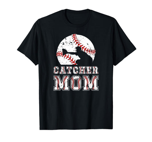 Baseball Catcher Mom Baseball Catcher T-Shirt - Unique Graphic for Adults - T-Shirt, Sweatshirt, Hoodie