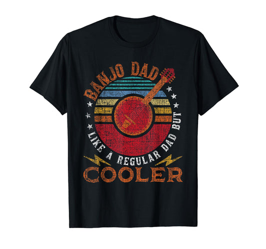 Banjo Dad Like Regular Dad But T-Shirt - Aesthetic Graphic Men Women - T-Shirt, Sweatshirt, Hoodie