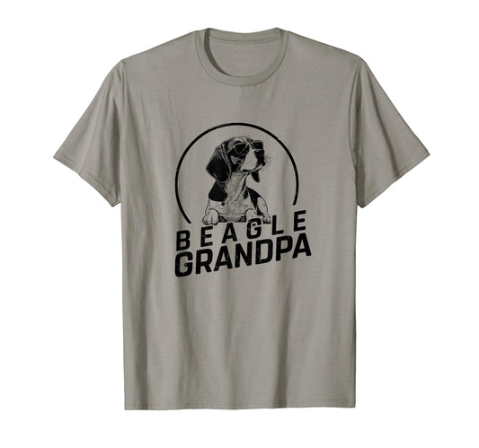 Beagle Dog Grandpa Grand Paw Dog Lover T-Shirt - Trendy Graphic for Adults - T-Shirt, Sweatshirt, Hoodie