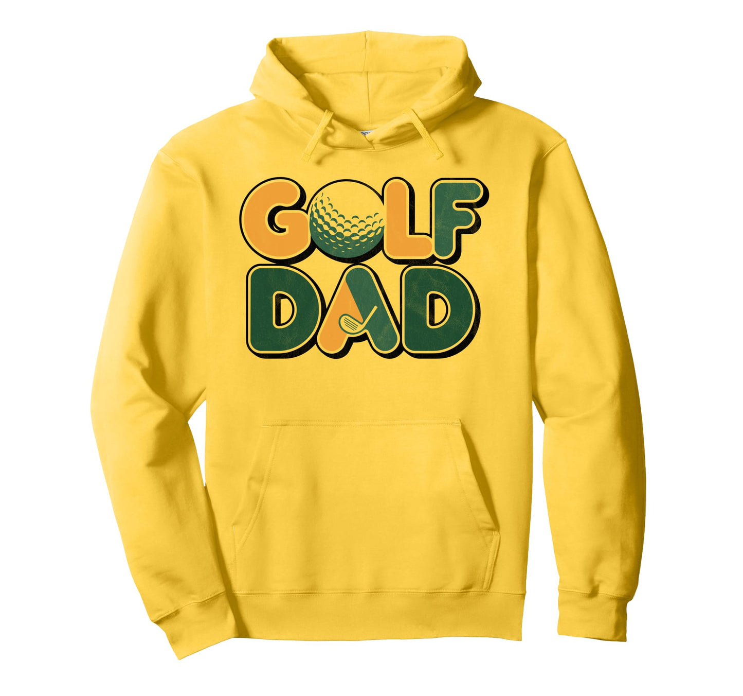 Golf Dad Funny Par Golfing Best Dad Hoodie - Fun Novelty Design for Adults - T-Shirt, Sweatshirt, Hoodie