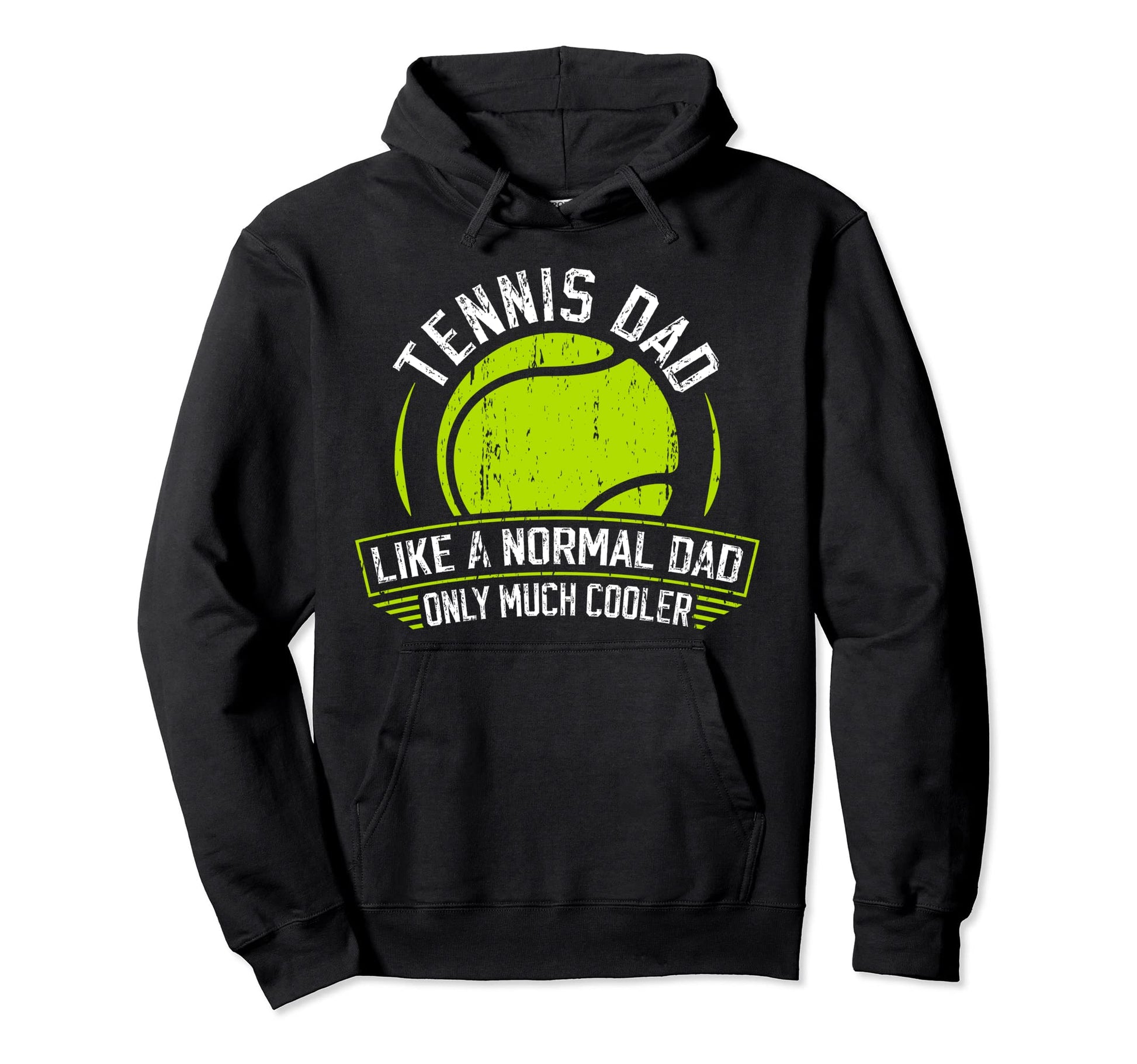 Tennis Dad Like Normal Dad Only Cooler Hoodie - Minimalist Print Men Women - T-Shirt, Sweatshirt, Hoodie