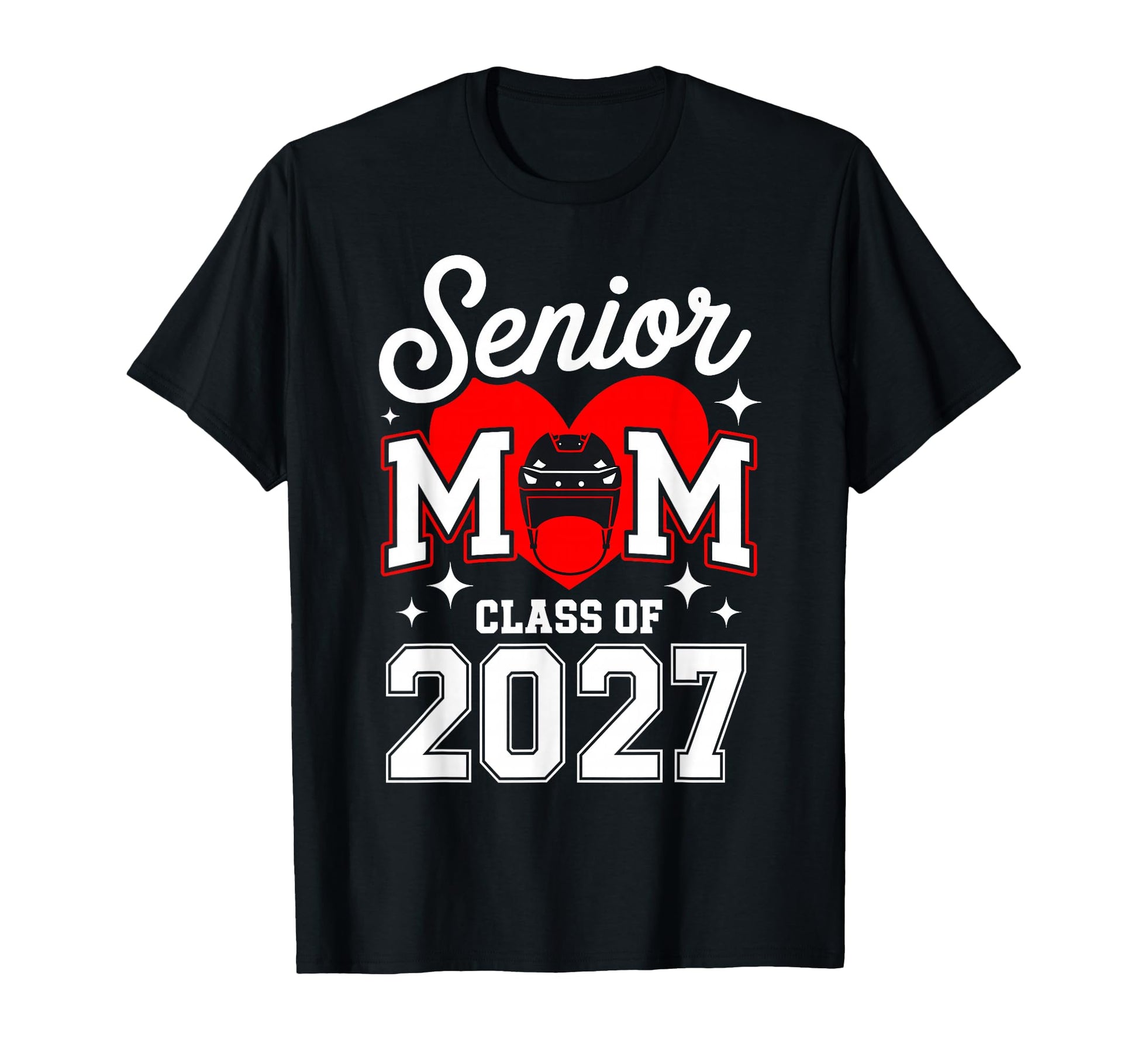 Senior Mom Class 2027 Hockey Graduation T-Shirt - Unique Graphic Men Women - T-Shirt, Sweatshirt, Hoodie