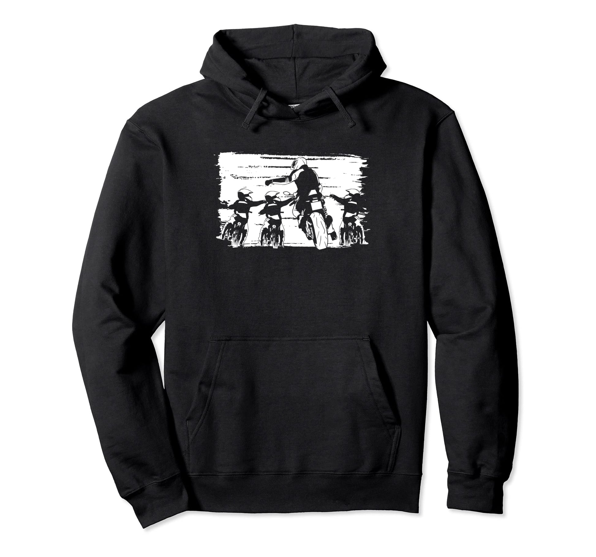 Dirt Biker Dad Bike Rider Father And Hoodie - Casual Everyday Wear Unisex - T-Shirt, Sweatshirt, Hoodie