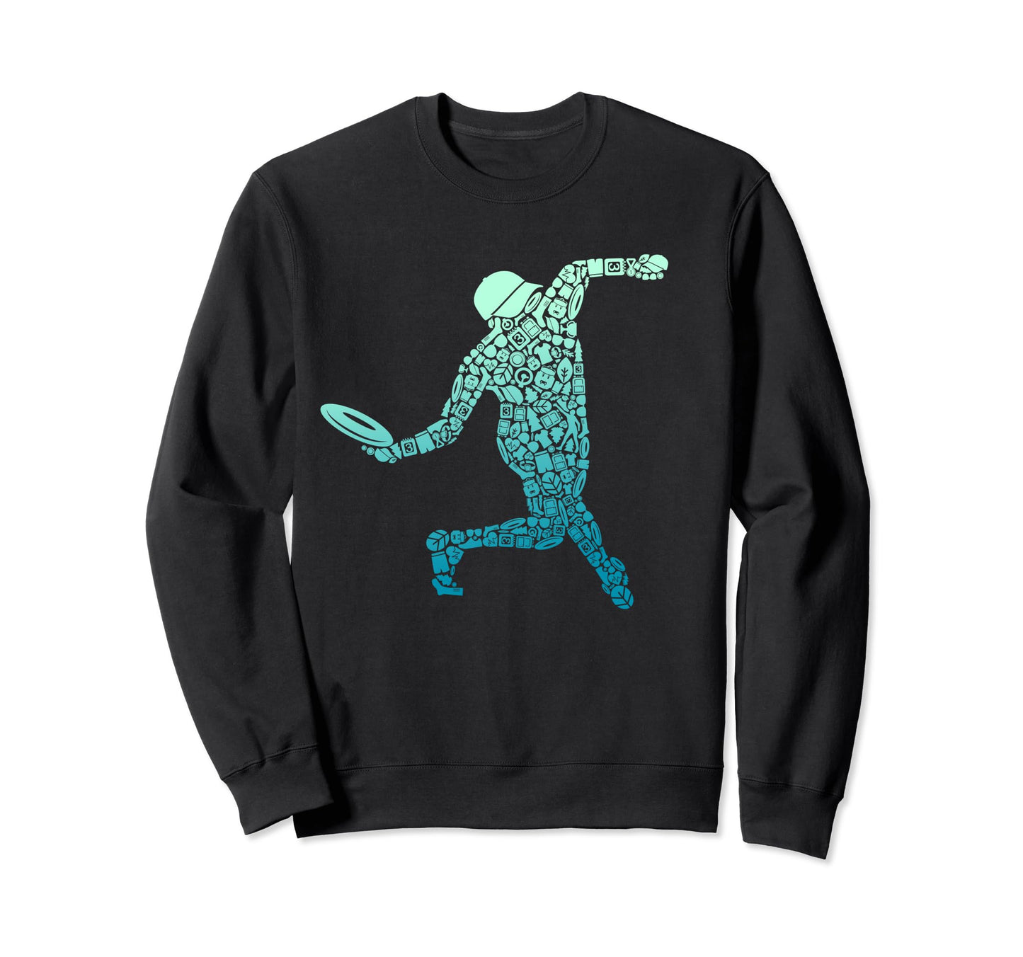 Funny Disc Golf Player Frisbees Sweatshirt - Unique Graphic Men Women - T-Shirt, Sweatshirt, Hoodie