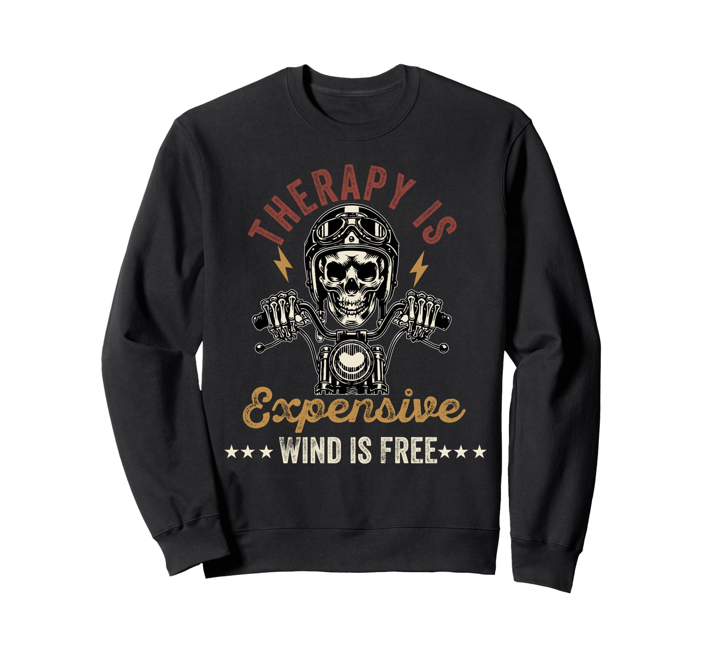 Therapy Is Expensive Wind Is Free Sweatshirt - Unique Graphic for Adults - T-Shirt, Sweatshirt, Hoodie