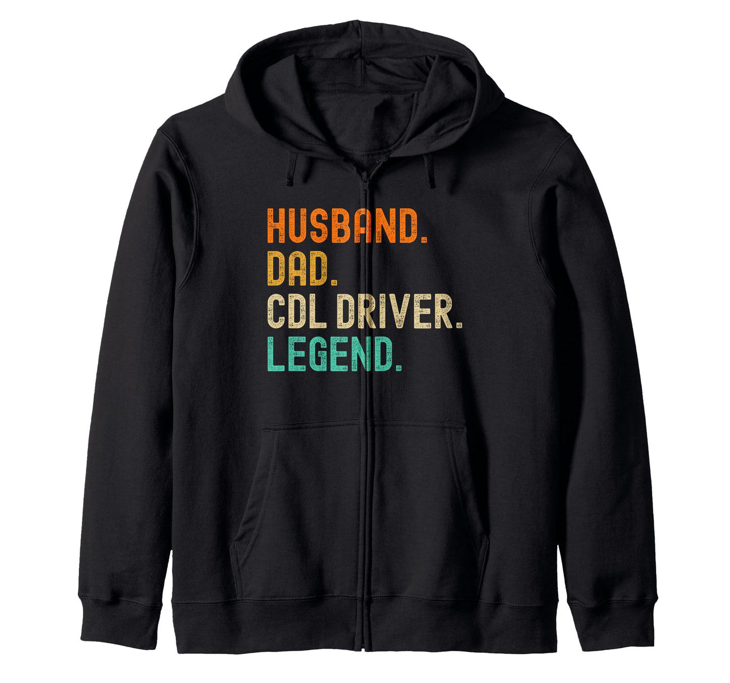 Husband Dad Cdl Driver Legend T Shirts T-Shirt - Novelty Apparel Men Women - T-Shirt, Sweatshirt, Hoodie