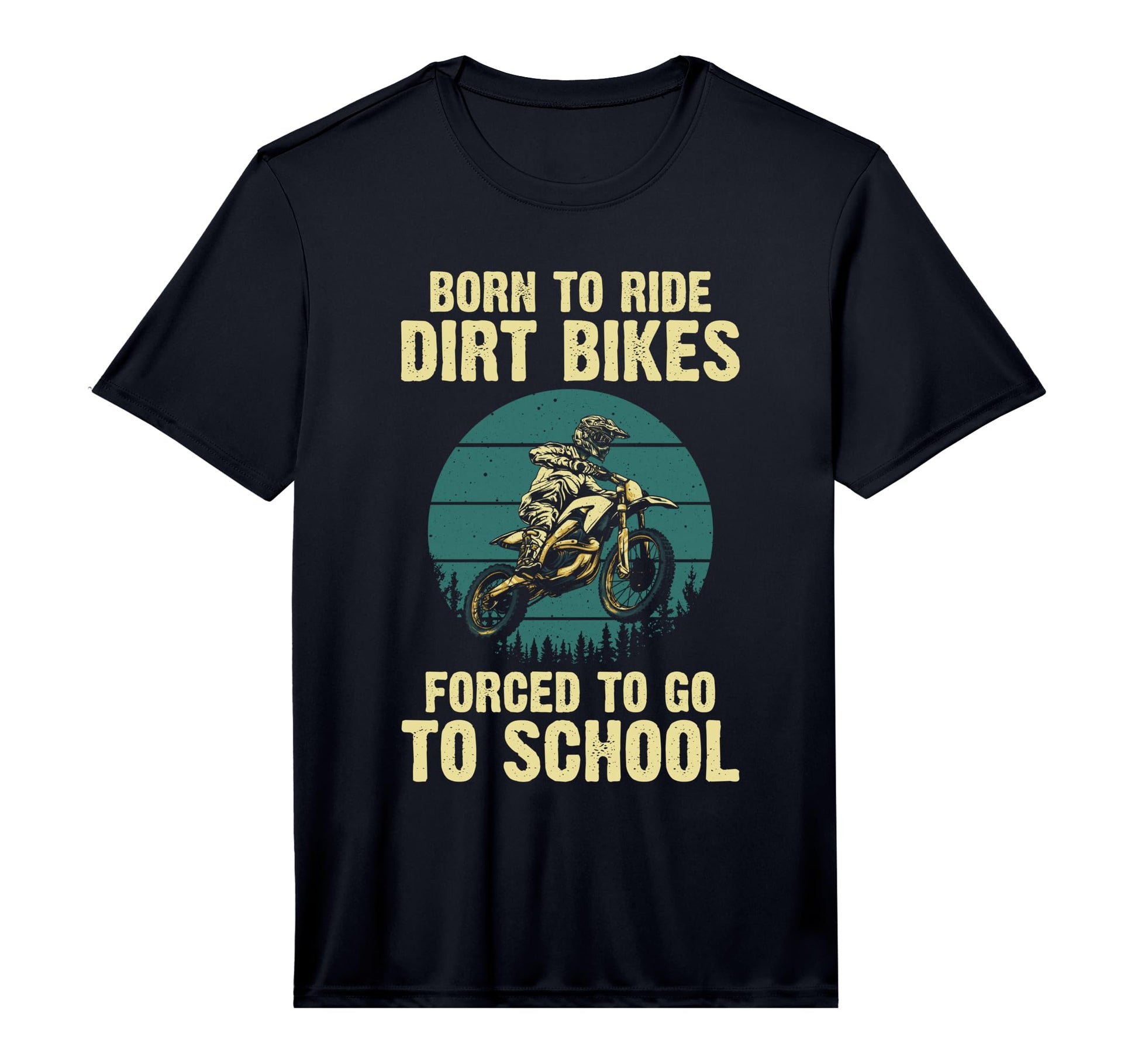 Dirt Bike Art Motorcycle Dirtbike T-Shirt - Fun Novelty Design for Adults - T-Shirt, Sweatshirt, Hoodie