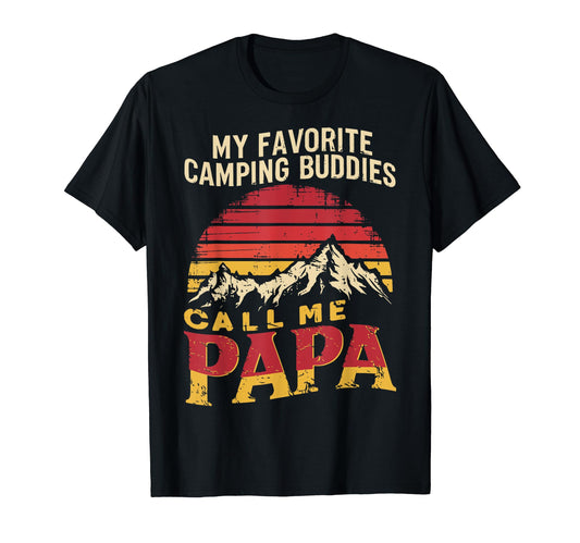 Camping Papa Novelty Funny Dad T-Shirt - Novelty Apparel for Adults - T-Shirt, Sweatshirt, Hoodie