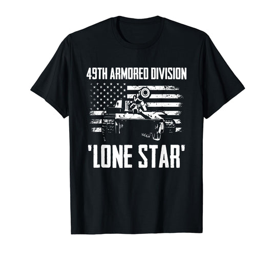 49Th Armored Division Lone Star T-Shirt - Novelty Apparel Unisex - T-Shirt, Sweatshirt, Hoodie