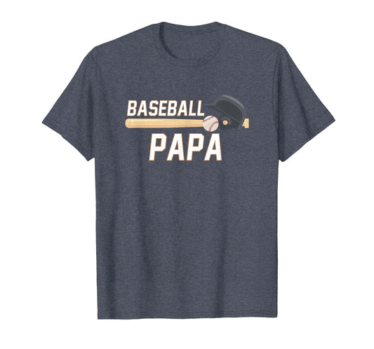 Baseball Papa Fathers Day Baseball T-Shirt - Unique Graphic for Adults - T-Shirt, Sweatshirt, Hoodie