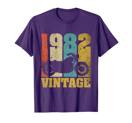 43Rd Birthday Motorcycle Dad T-Shirt - Casual Everyday Wear Men Women - T-Shirt, Sweatshirt, Hoodie