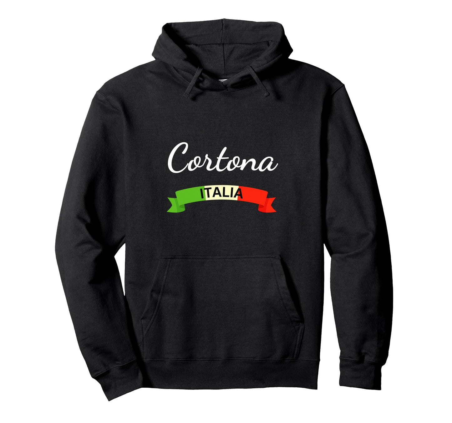 Cortona Italy Flag Italia Souvenir Gift Hoodie - Streetwear Style Unisex - T-Shirt, Sweatshirt, Hoodie