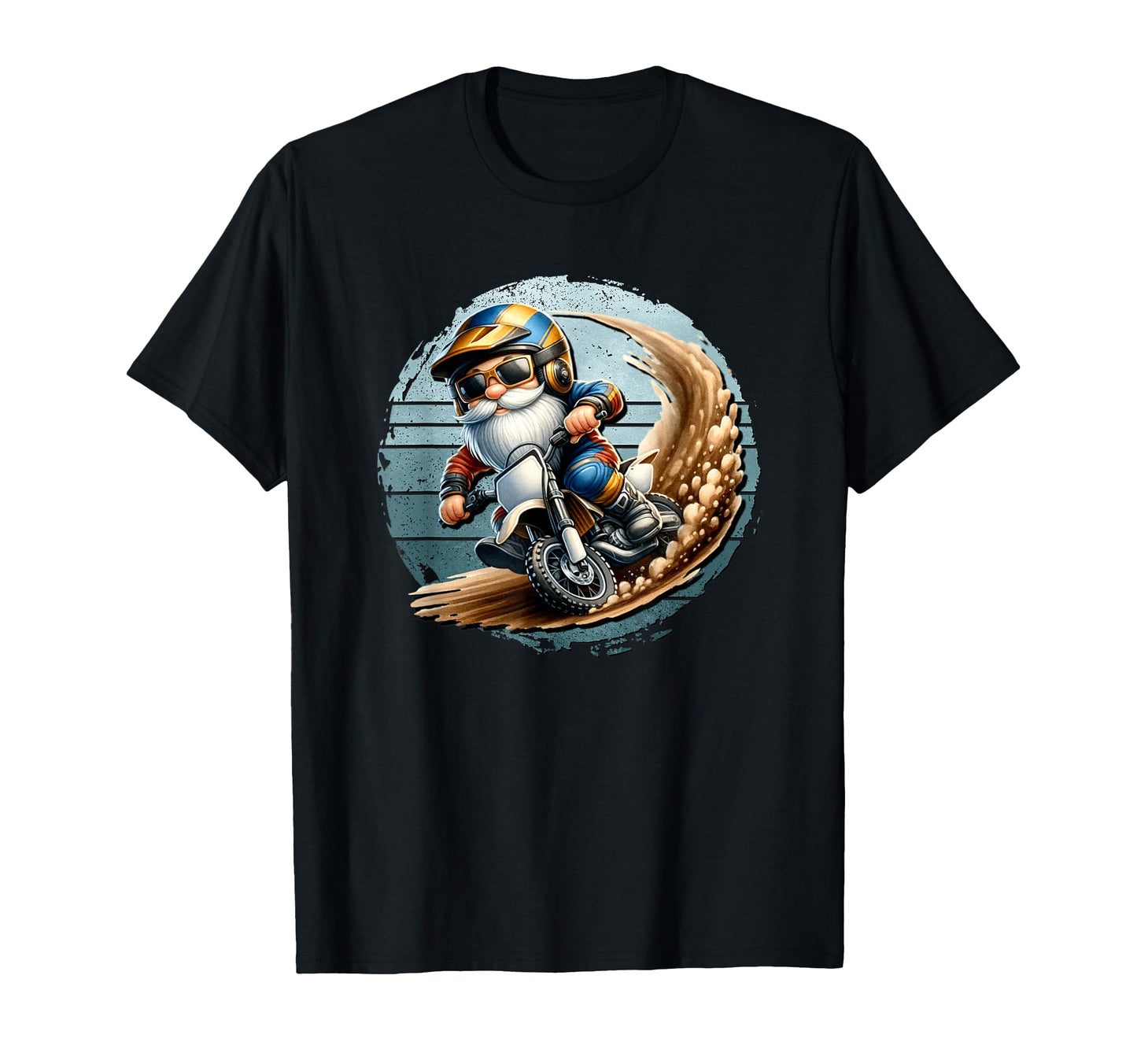 Motocross Dirt Bike Dad Sunset T-Shirt - Aesthetic Graphic Men Women - T-Shirt, Sweatshirt, Hoodie