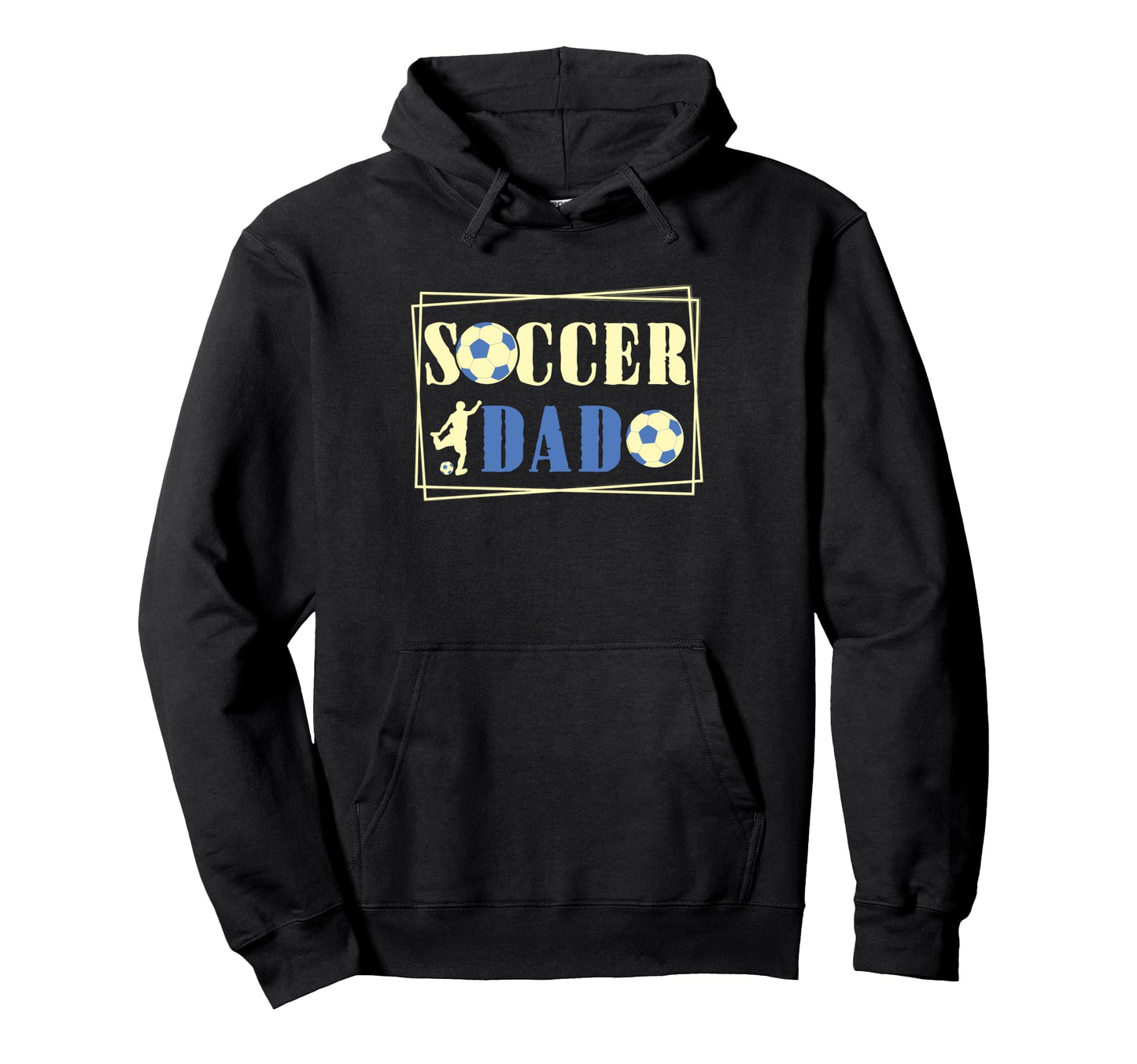 Father Son Daughter Soccer Dad Player Coach Hoodie - Unique Graphic Unisex - T-Shirt, Sweatshirt, Hoodie