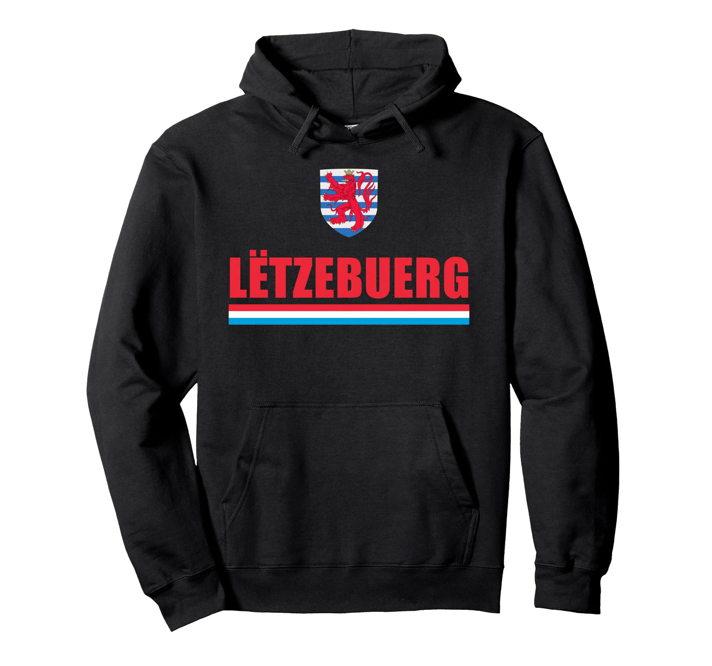Letzebuerg Luxembourg Coat Arms Hoodie - Minimalist Print Men Women - T-Shirt, Sweatshirt, Hoodie