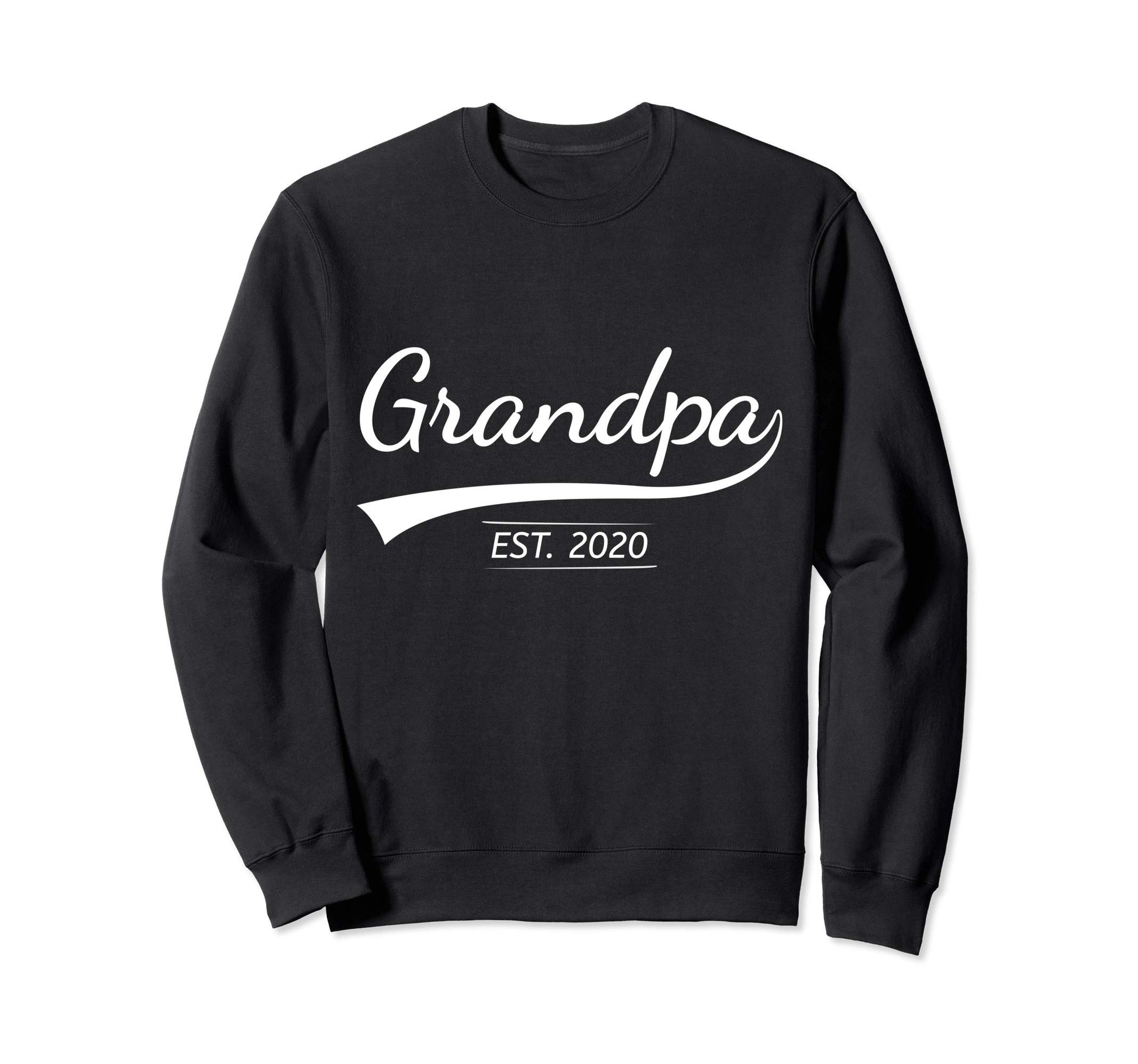 Grandpa Est 2020 New Grandfather Gift Sweatshirt - Unique Graphic Unisex - T-Shirt, Sweatshirt, Hoodie