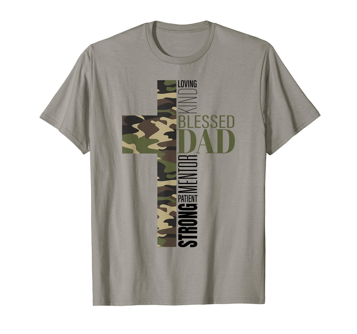 Mens Christian Blessed Dad Cross T-Shirt - Casual Everyday Wear Unisex - T-Shirt, Sweatshirt, Hoodie