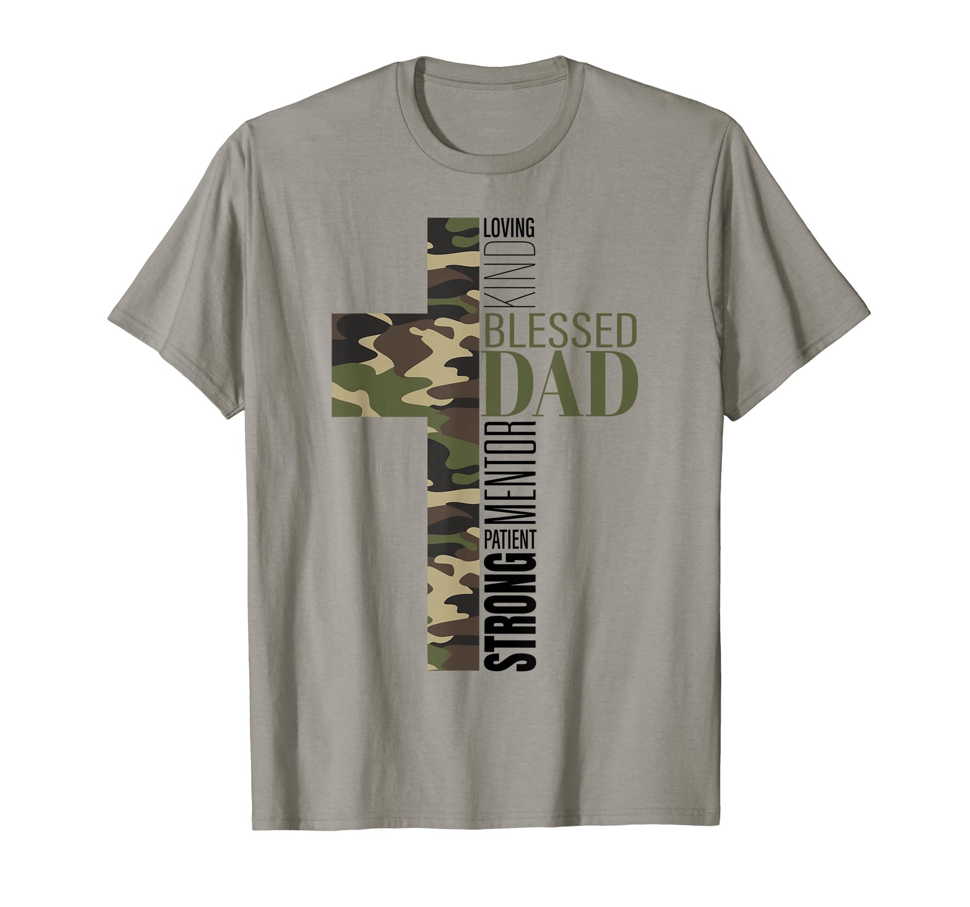 Mens Christian Blessed Dad Cross T-Shirt - Casual Everyday Wear Unisex - T-Shirt, Sweatshirt, Hoodie