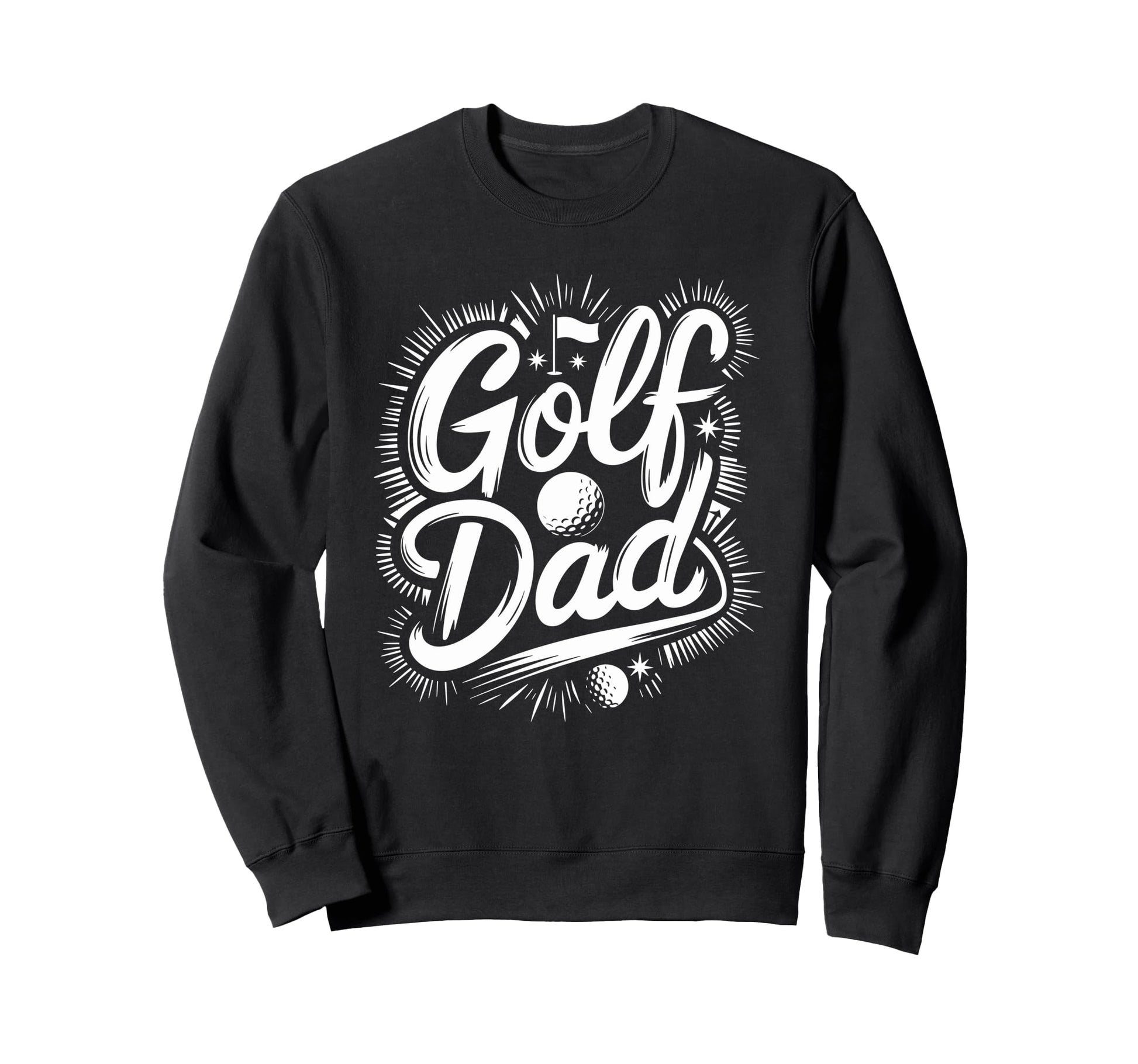 Golfer Dad Golf Dad Golf Player Sweatshirt - Custom Art Print for Adults - T-Shirt, Sweatshirt, Hoodie
