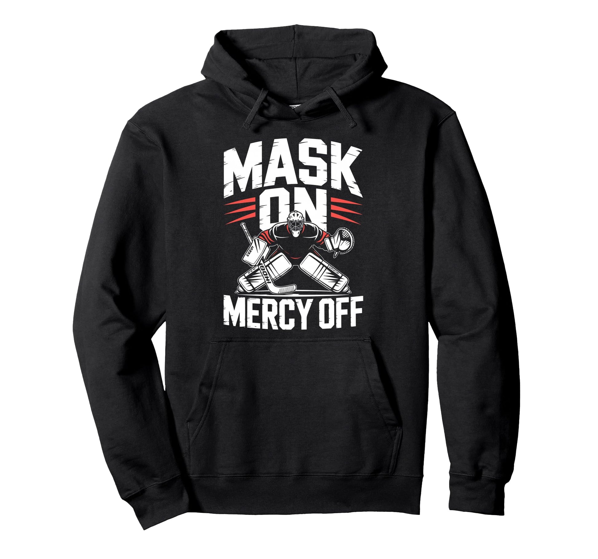 Ice Hockey Goalkeeper Mask Hockey Goalie Hoodie - Unique Graphic Unisex - T-Shirt, Sweatshirt, Hoodie