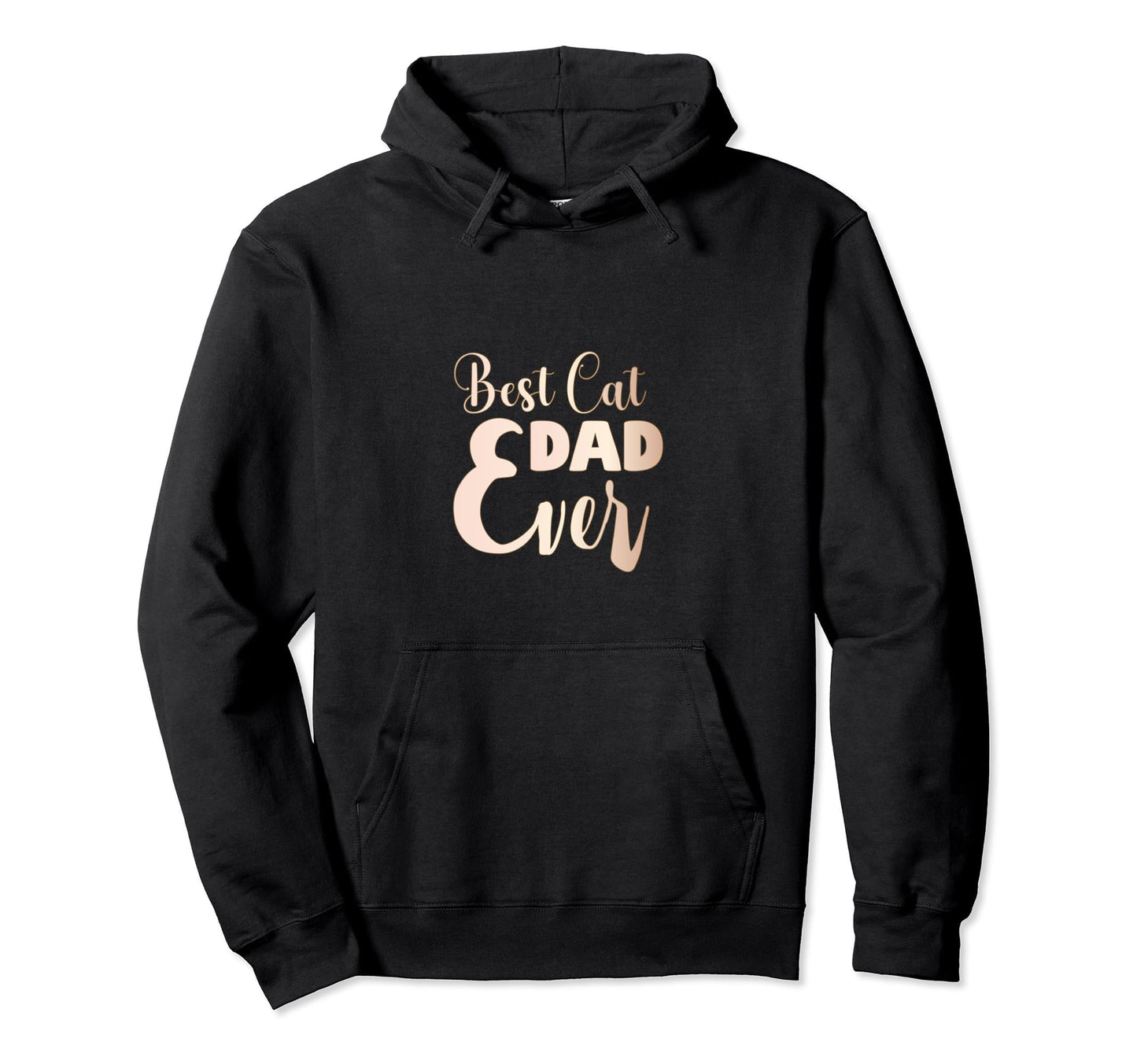 Best Cat Dad Ever Cat Lover Cat Lover Hoodie - Minimalist Print for Adults - T-Shirt, Sweatshirt, Hoodie