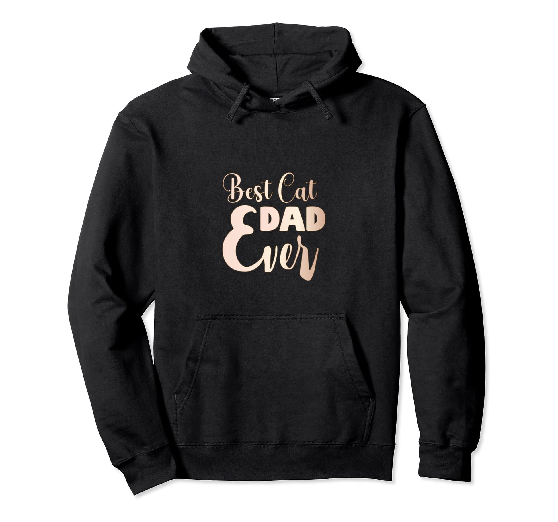 Best Cat Dad Ever Cat Lover Cat Lover Hoodie - Minimalist Print for Adults - T-Shirt, Sweatshirt, Hoodie