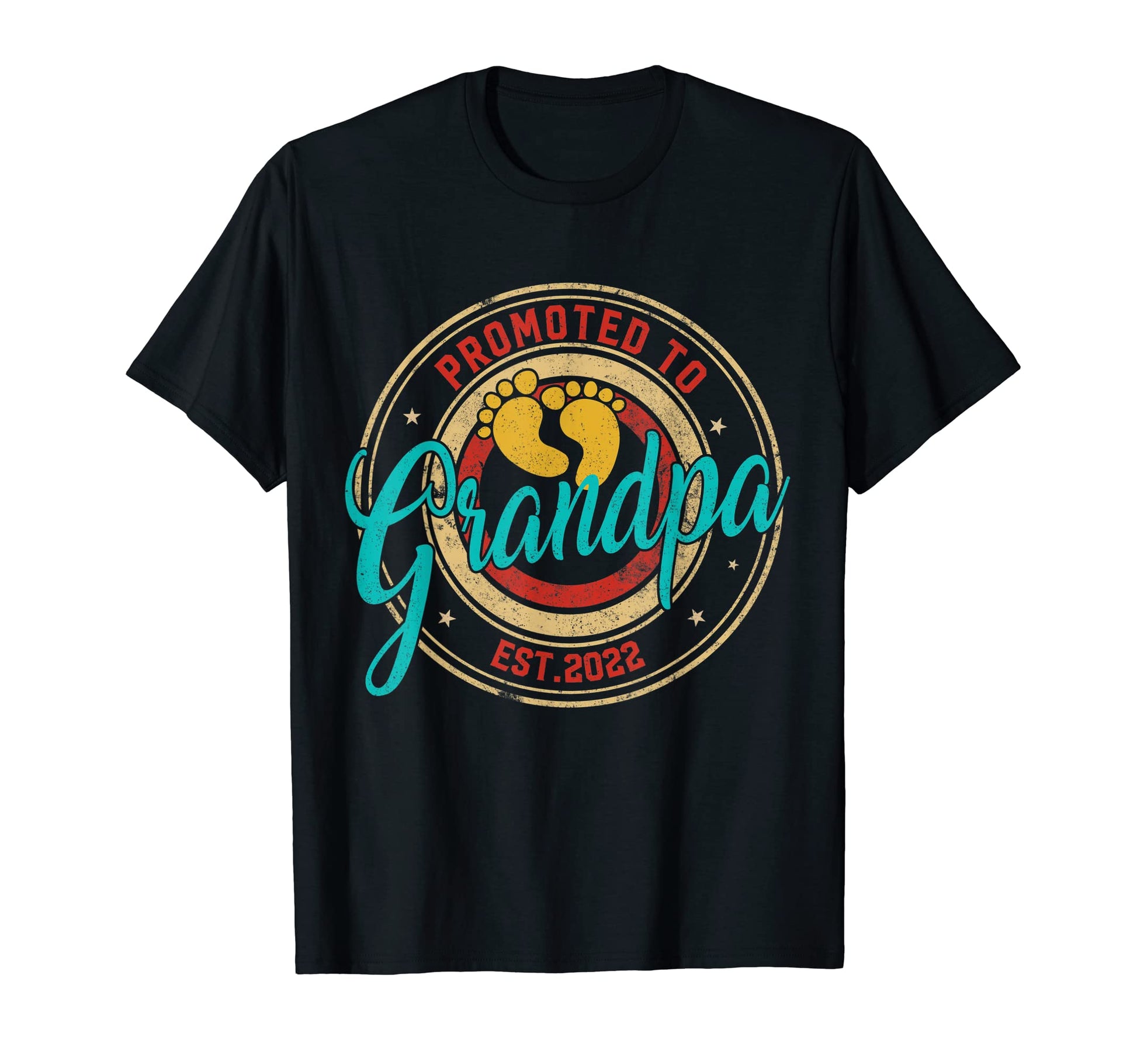 Promoted To Grandpa Est 2022 T-Shirt - Novelty Apparel Men Women - T-Shirt, Sweatshirt, Hoodie