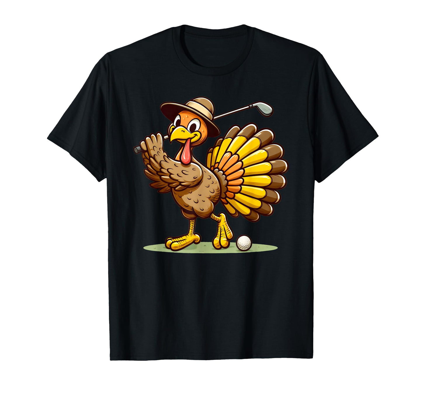 Turkey Golf Thanksgiving Golfer T-Shirt - Streetwear Style for Adults - T-Shirt, Sweatshirt, Hoodie