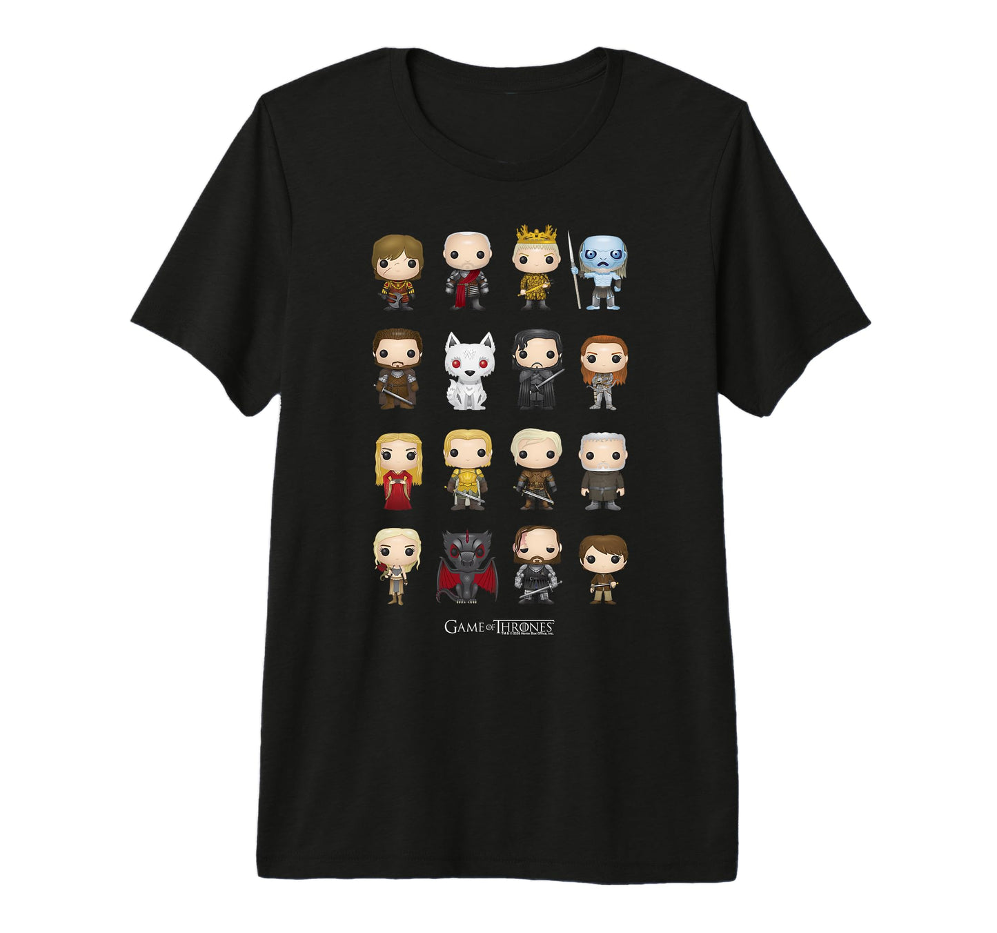 Game Thrones Group Shot Pop Art T-Shirt - Unique Graphic for Adults - T-Shirt, Sweatshirt, Hoodie