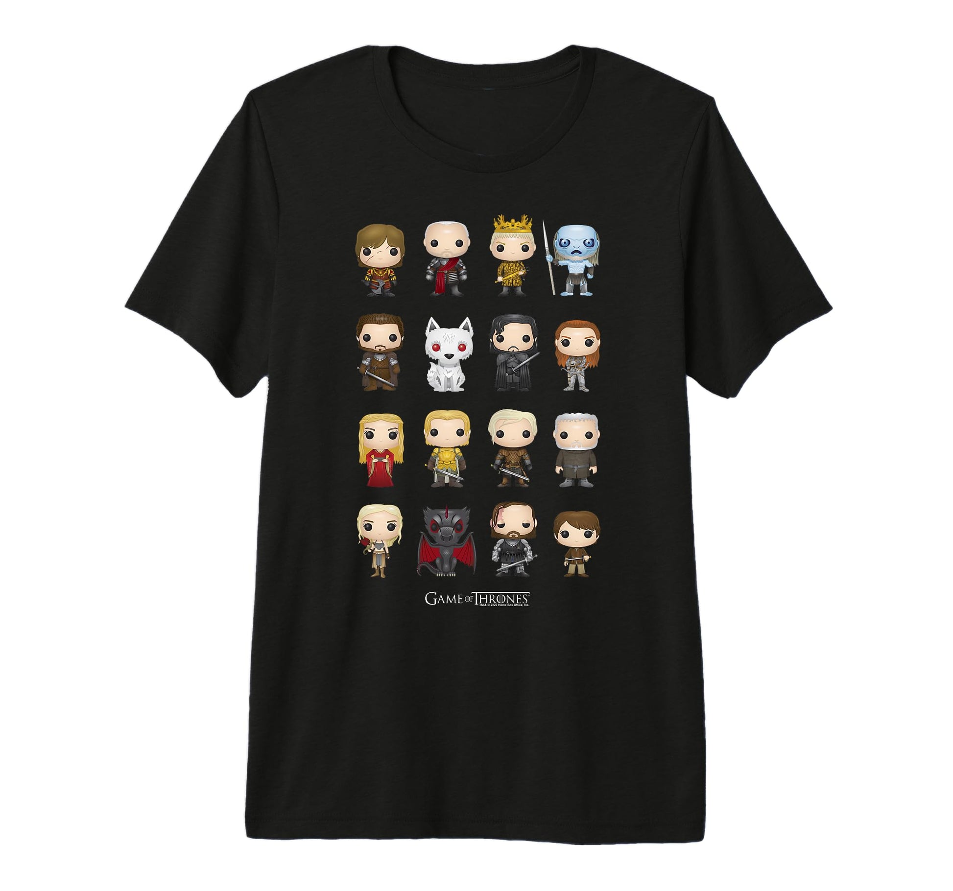 Game Thrones Group Shot Pop Art T-Shirt - Unique Graphic for Adults - T-Shirt, Sweatshirt, Hoodie