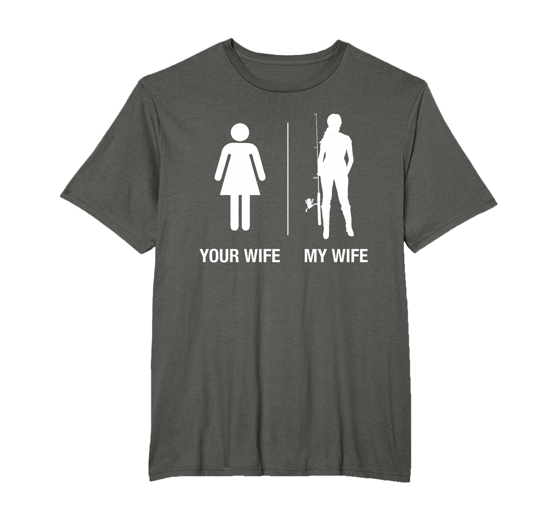 Your Wife My Wife Fishing Funny T-Shirt - Custom Art Print Men Women - T-Shirt, Sweatshirt, Hoodie